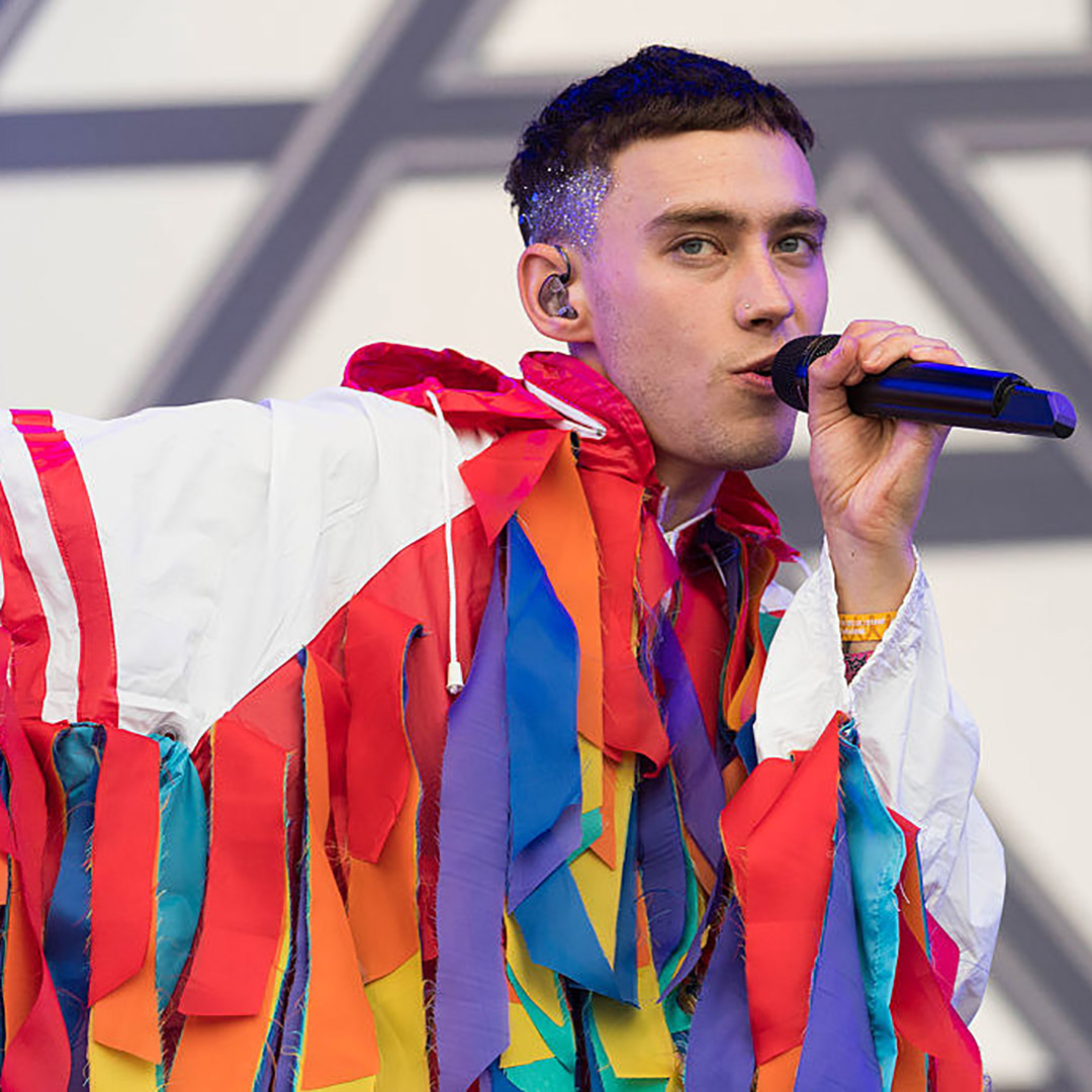 rainbow cape, wore and donated by Olly Alexander LGBTQ+ history museum